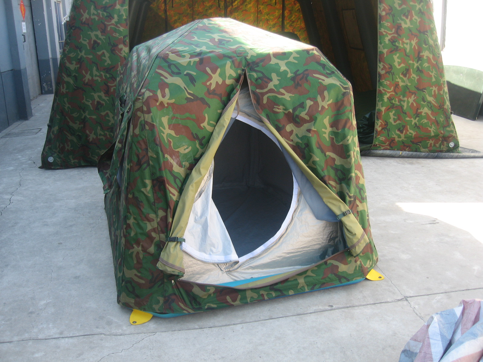 充气式信息屏蔽帐篷在军事中的特殊作用
